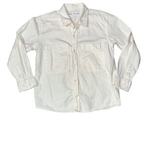 Zara Kids Cream Button Down Shirt